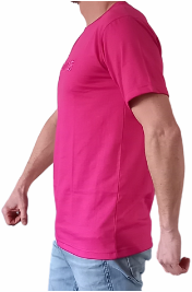 Spinning® Embroidery Unisex Shirt Pink-2