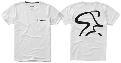 Spinning® Mens V Neck White
