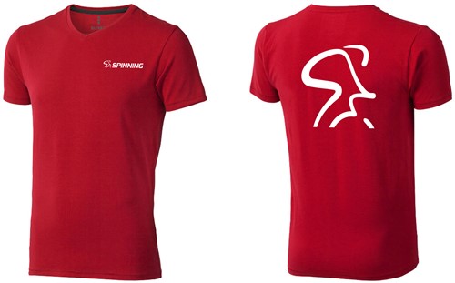 Spinning® Mens V Neck Red Small