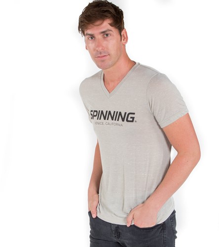 Spinning® Unisex Venice Short Sleeve V-Neck Tee X-Large-3